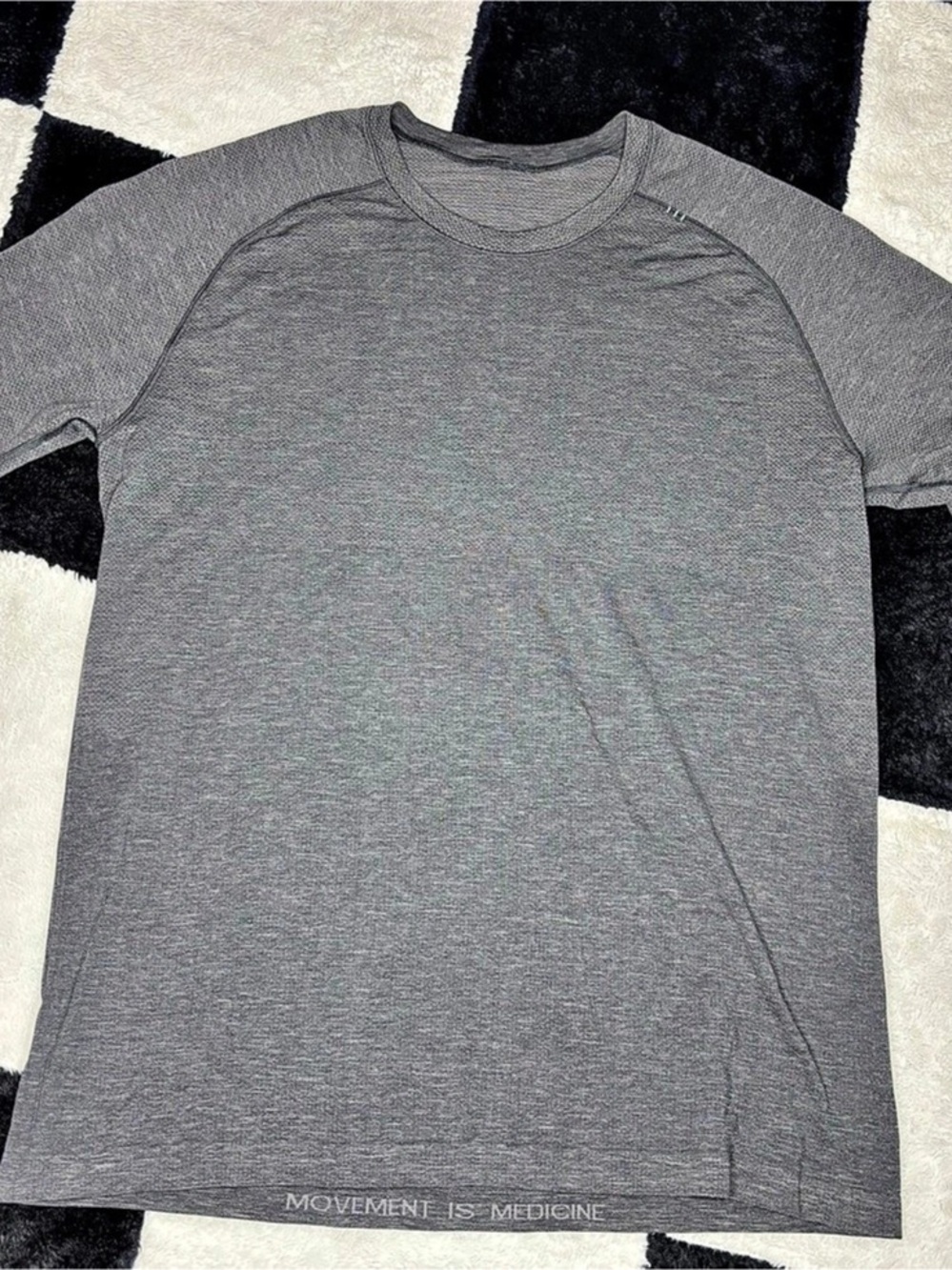 lululemon Metal Vent Tech Short Sleeve Shirt Gray XL